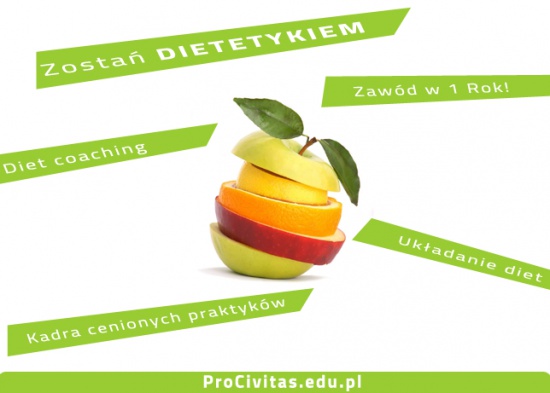 Dietetyka - Zostań Dietetykiem w 1 rok!